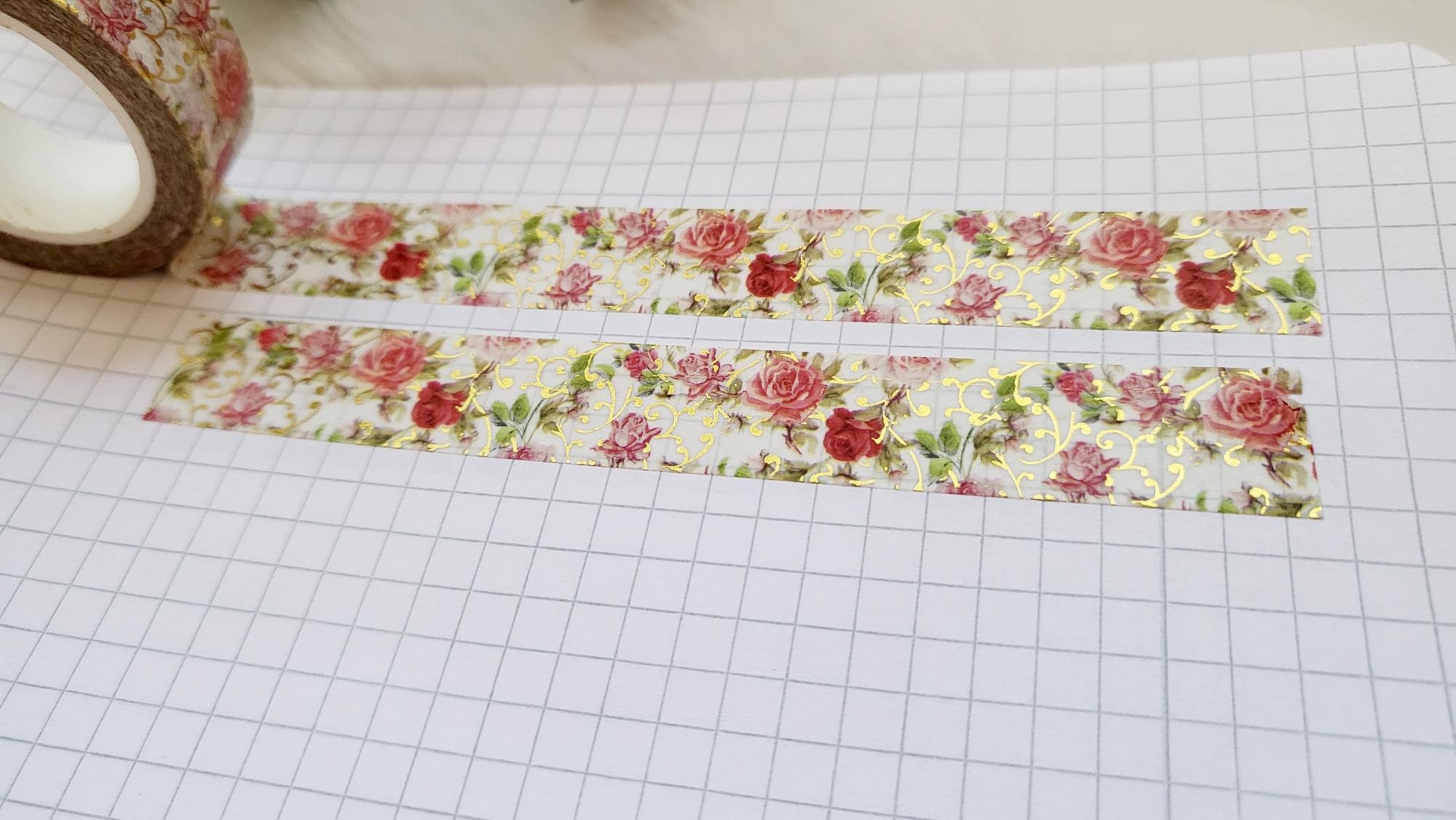 Washi Tape Roses